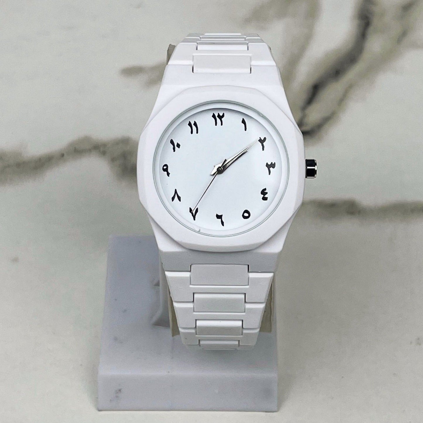 Aura White Watch