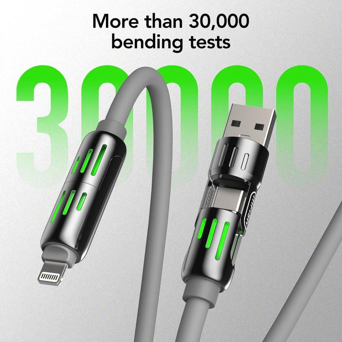 4-in-1 Multi USB Charging Cable ( Random Color )
