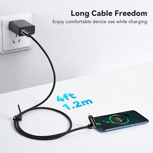 4-in-1 Multi USB Charging Cable ( Random Color )