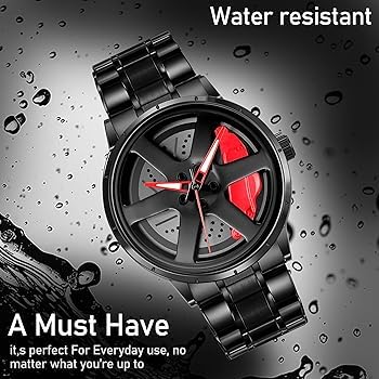 Stainless Steel Spinning Watch