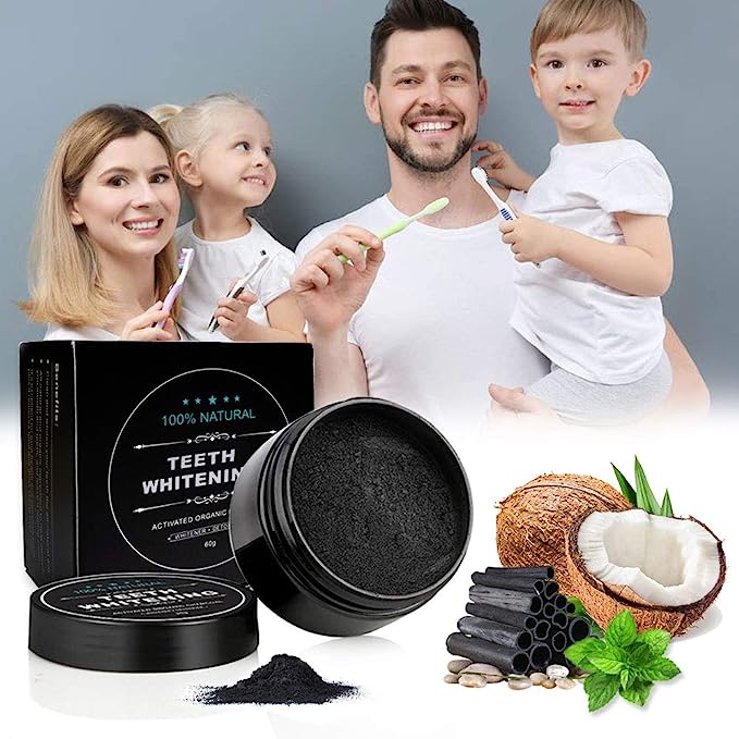 Activated Char coal Powder Teeth Whitening