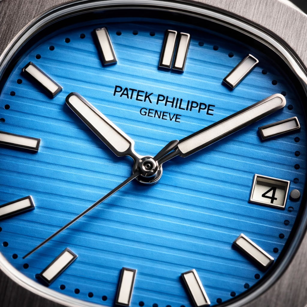Men’s Stainless Steel Watch – Sky Blue Dial