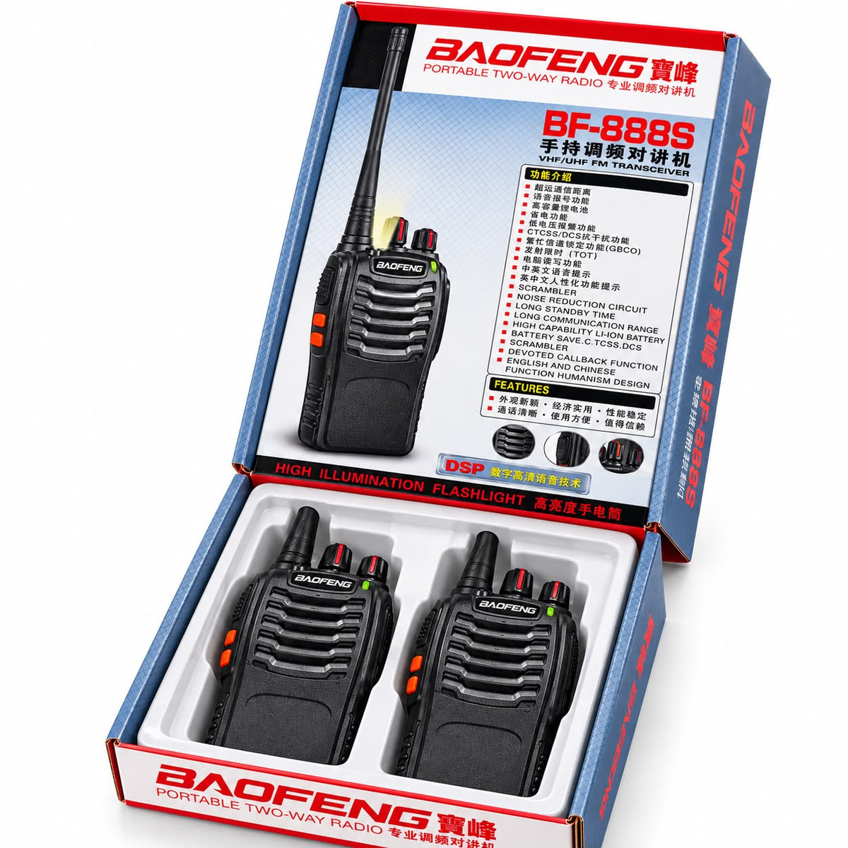 BAOFENG BF-888S Walkie Talkie Set – Pack of 2