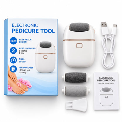 Rechargeable Electronic Pedicure Tool – Electric Foot Callus Remover