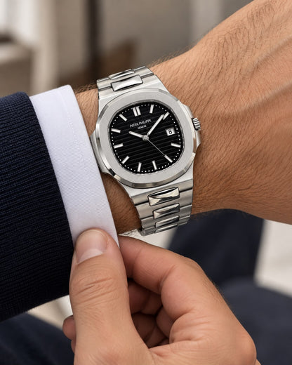 Patek Philippe Nautilus Men’s Watch – Premium Stainless Steel Luxury Wristwatch