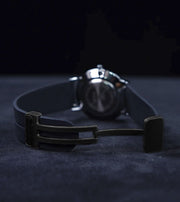 Black Silver Slim Balloon Universe Point Watch