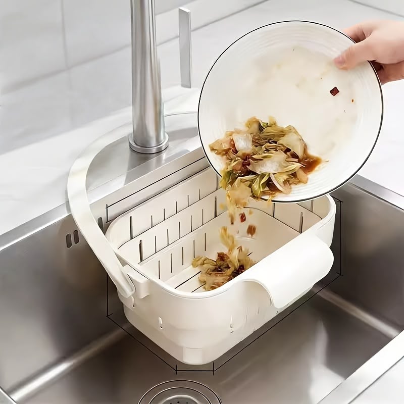 Hanging Sink Drain Basket for Kitchen | Kitchen Sink Drain Basket | Sink Basket Strainer | Sink Drainer