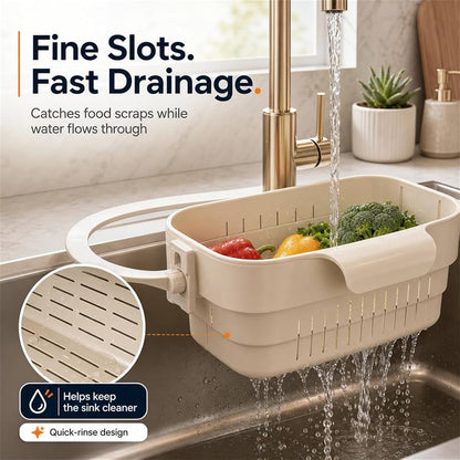 Hanging Sink Drain Basket for Kitchen | Kitchen Sink Drain Basket | Sink Basket Strainer | Sink Drainer