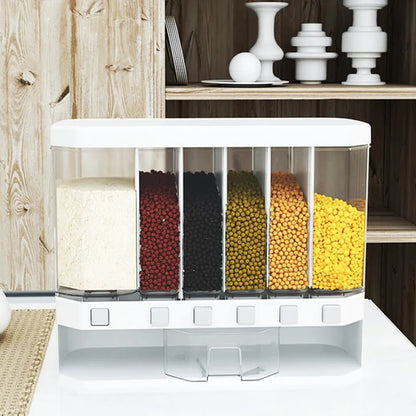 6in1 Wall Mounted Cereal Dispenser