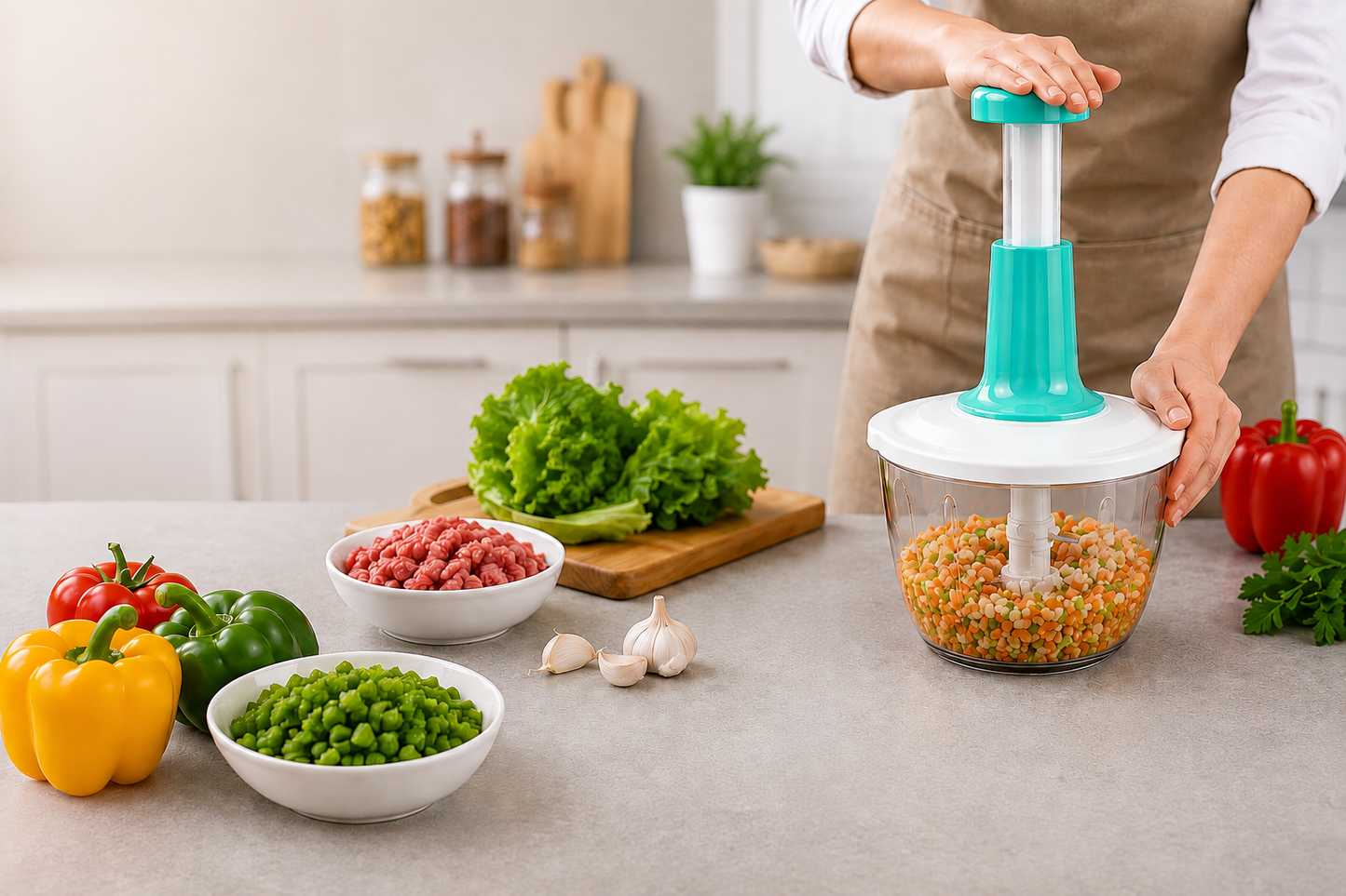 PressNChop – Multi-Purpose Food Chopper